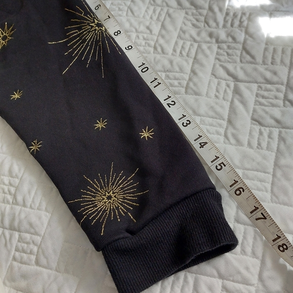 MOMA GOLD EMBROIDERED REINDEER/MOON SWEATSHIRT - Picture 9 of 11